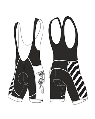 Cycling bib-shorts “stripe”